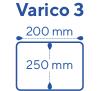 Varico 3 wymiary