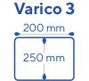 Varico 3 wymiary