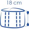 Wysokość 18 cm